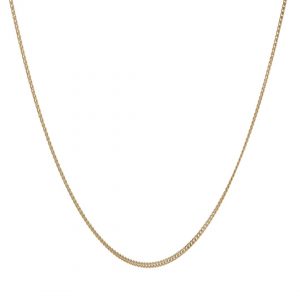 9k Gold Tight Curb Chain 18"