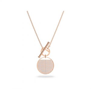 Swarovski Ginger T Bar Rose Necklace