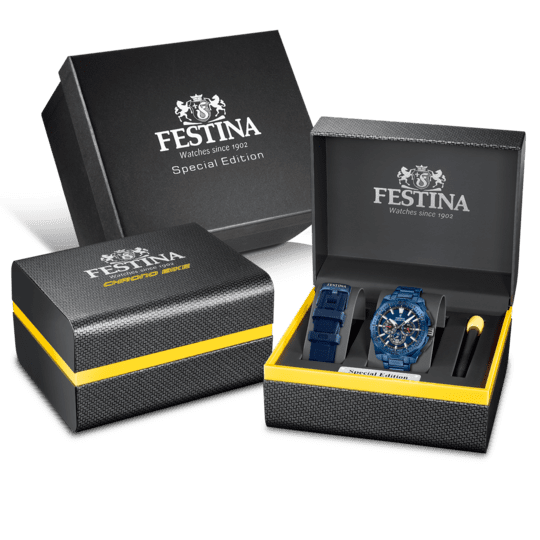Festina Chronobike Blue Dial Watch - Image 3
