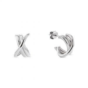Tommy Hilfiger Steel Nautical Knot Earrings