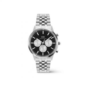 Daniel Wellington Iconic Chronograph 5-Link Onyx Panda Watch