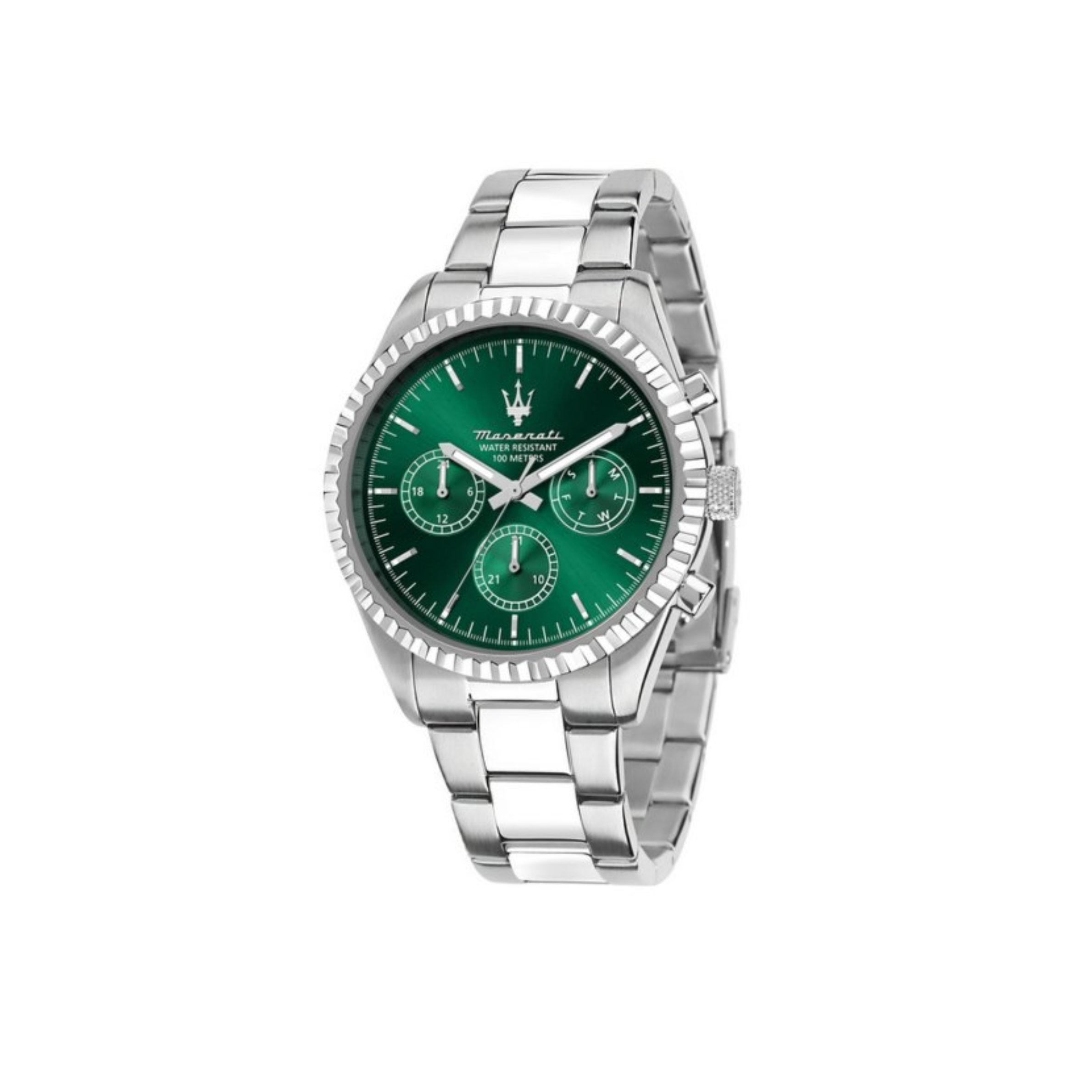 Maserati Competizione 43mm Mult Green Dial Watch