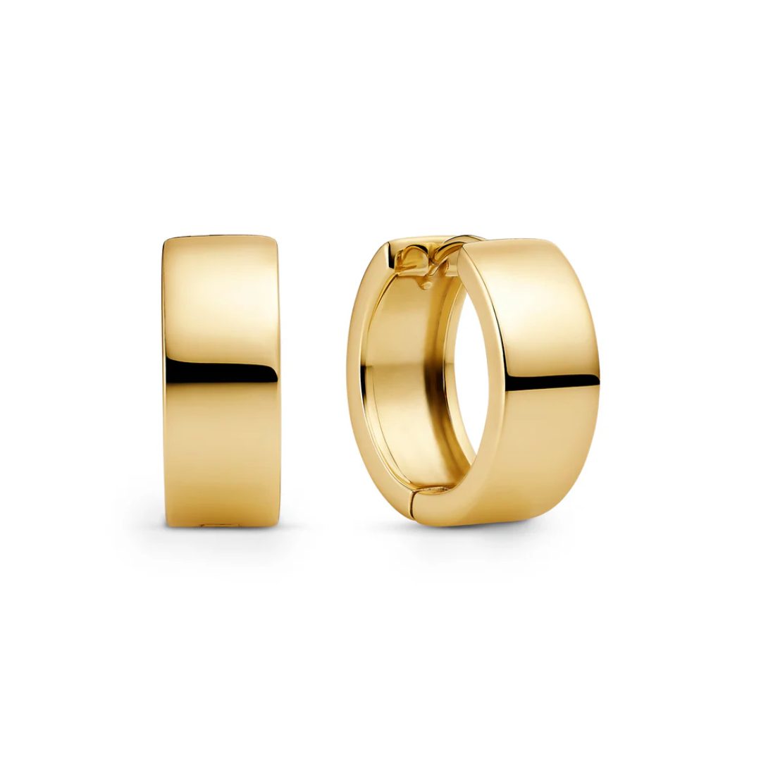 Sif Jakobs Gold Como Hoop Earrings