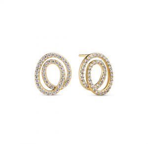Sif Jakobs Gold Spirale Due Earrings