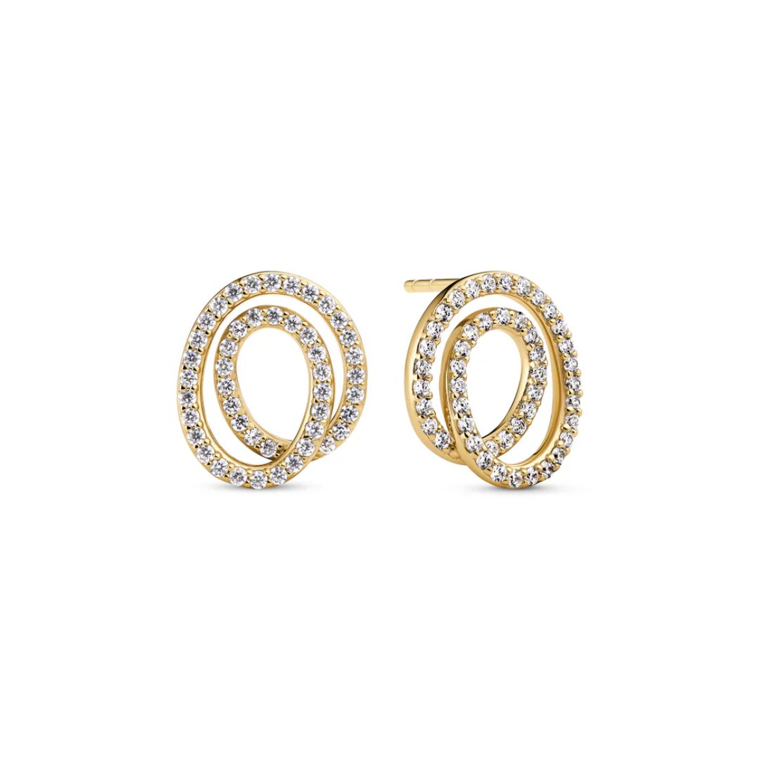 Sif Jakobs Gold Spirale Due Earrings