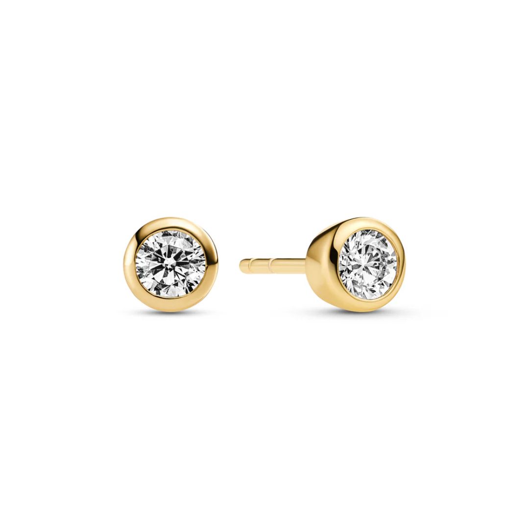 Sif Jakobs Gold Sardinien Uno Stud Earrings