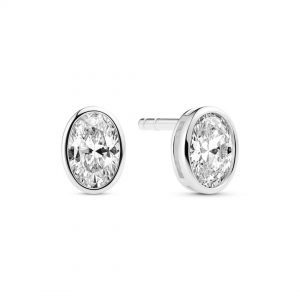 Sif Jakobs Silver Sardinien Ovale Earrings