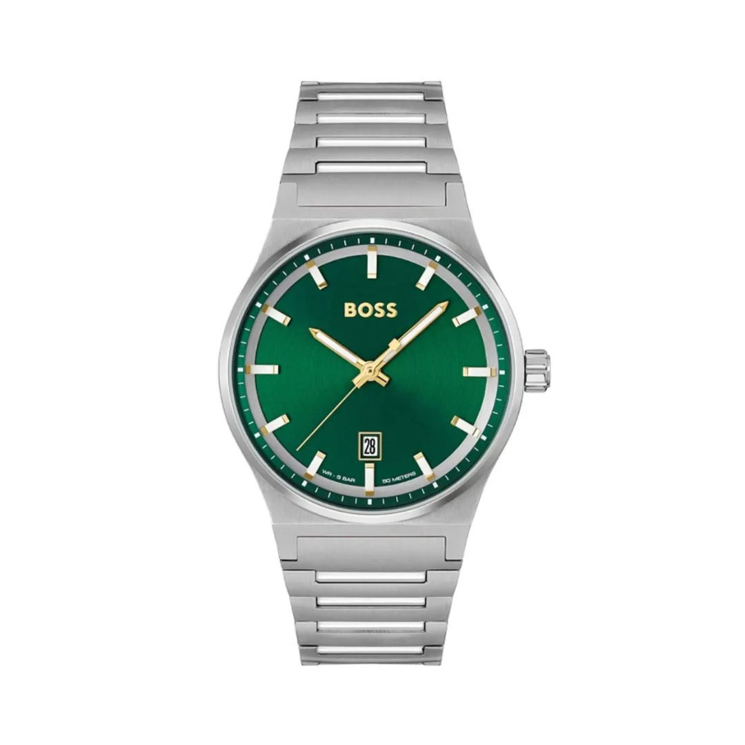 BOSS Candor Green Dial Quartz Watch