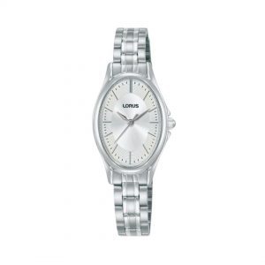 Lorus Ladies Oval Silver Dial Watch