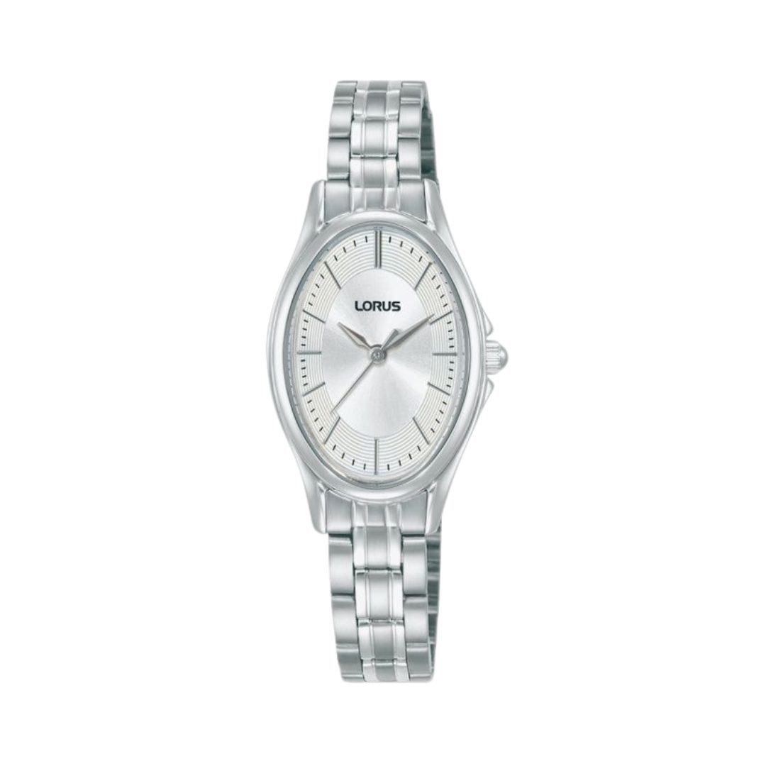 Lorus Ladies Oval Silver Dial Watch