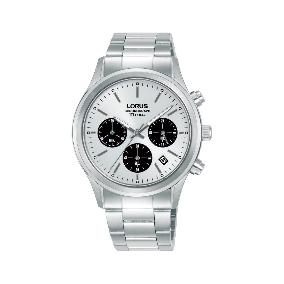 Lorus Chronograph Silver Dial Gents Watch