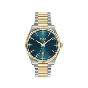 BOSS Cheswick Blue Dial Two Tone Watch