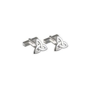 Sterling Silver Trinity Knot Cufflinks