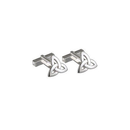Sterling Silver Trinity Knot Cufflinks