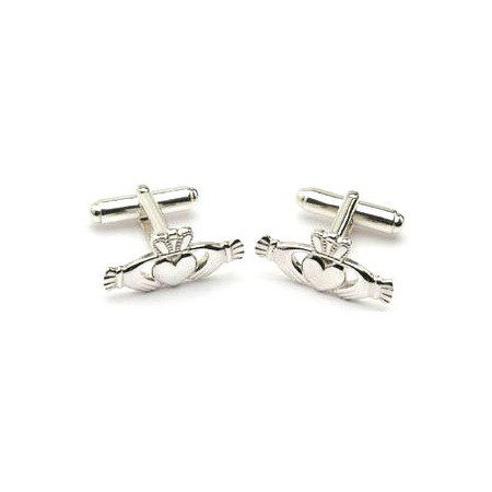 Sterling Silver Claddagh Cufflinks
