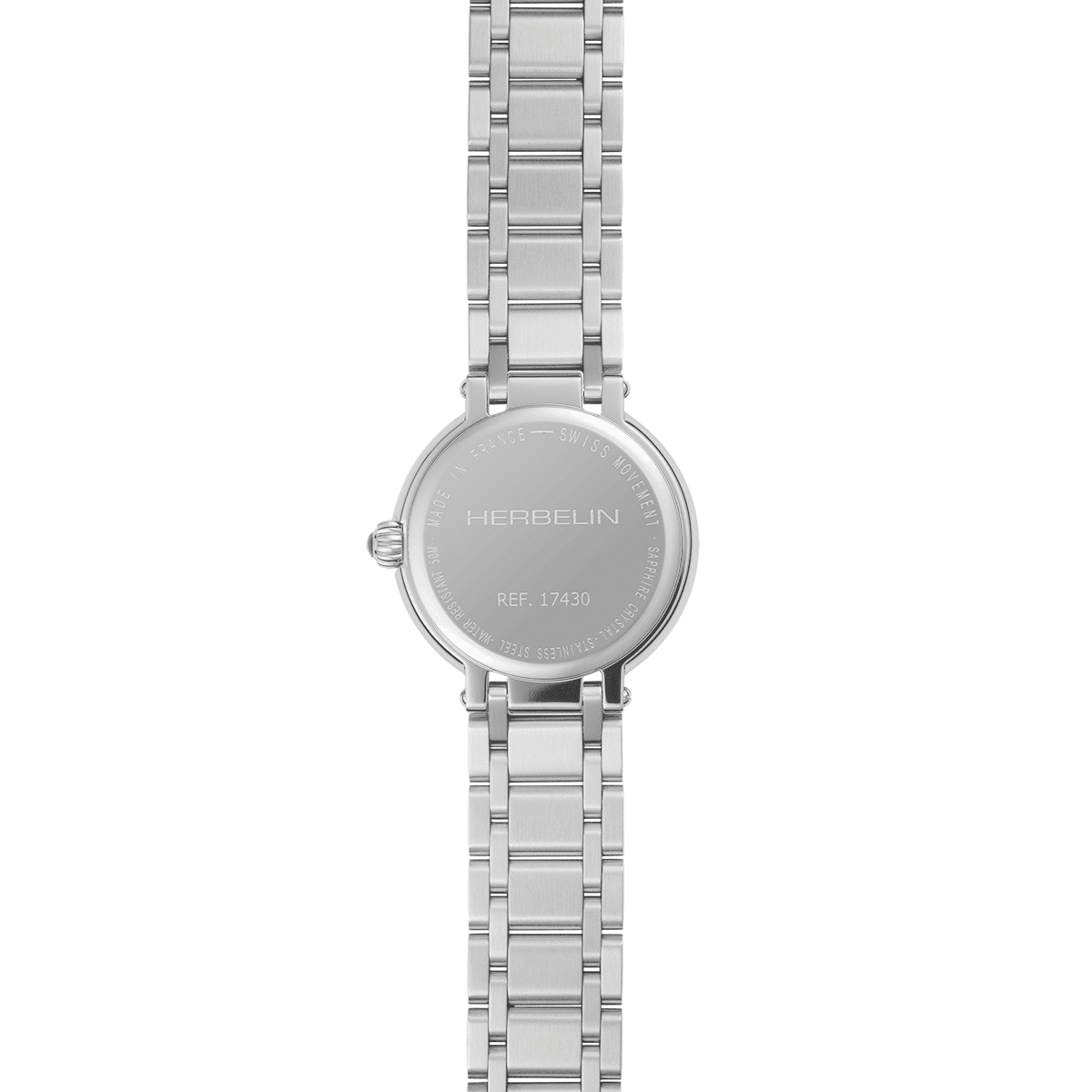 Herbelin Ladies Galet Stainless Steel Mother Of Pearl Dial Watch - Image 4