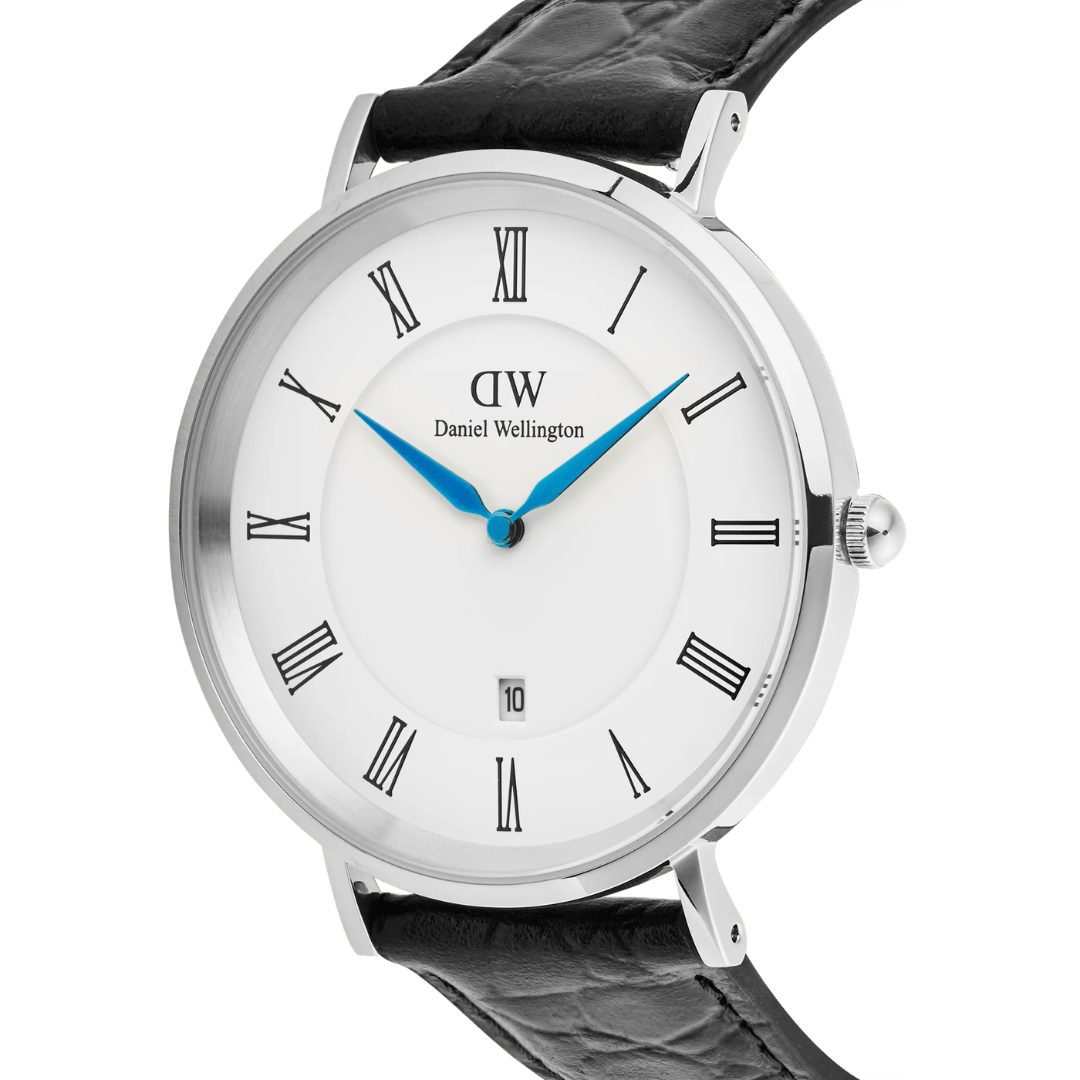 Daniel Wellington Classic Roman Numerals Black Croc Watch - Image 2