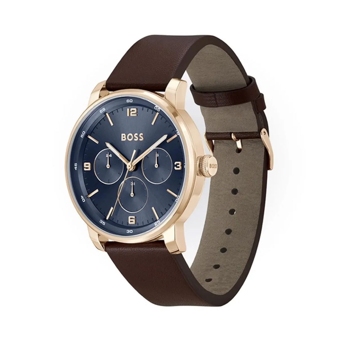 BOSS Contender Rose Leather Watch - Image 2
