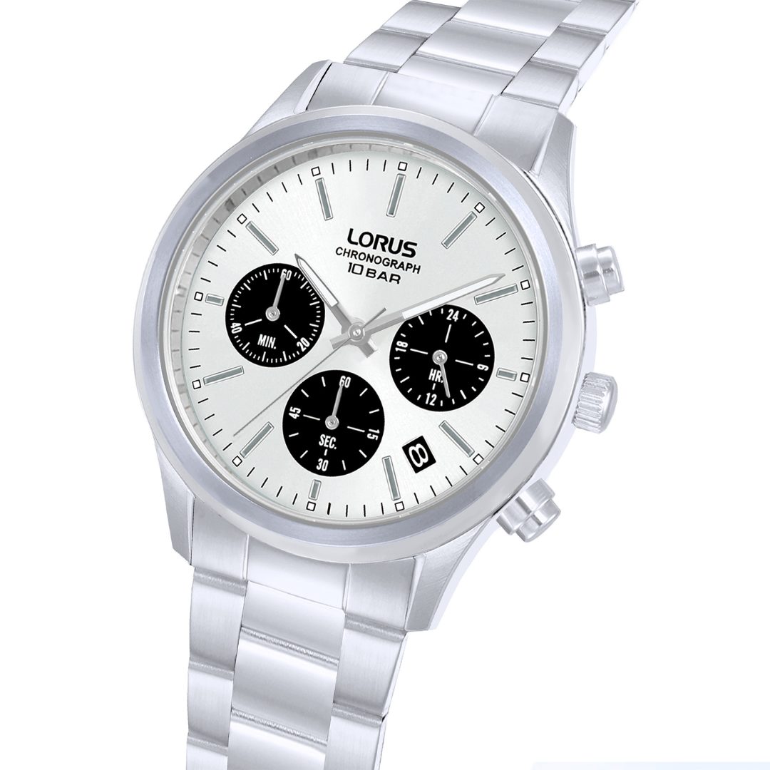 Lorus Chronograph Silver Dial Gents Watch - Image 2