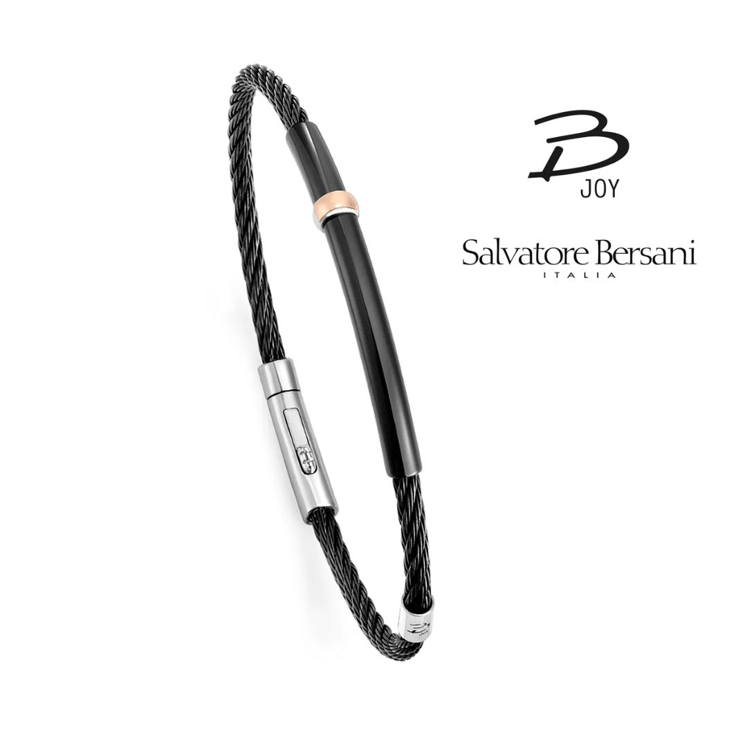 Salvatore Bersani B-Joy Signature Steel Bracelet - Image 2