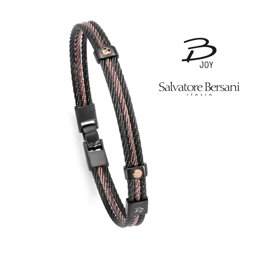 Salvatore Bersani B-Joy Three Strand Men's Bracelet - Image 2