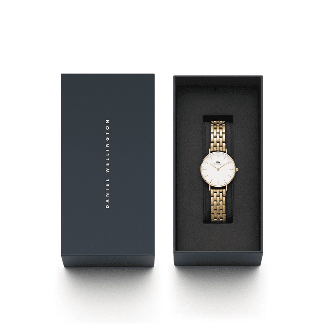 Daniel Wellington Petite 5-Link Evergold Watch - Image 4