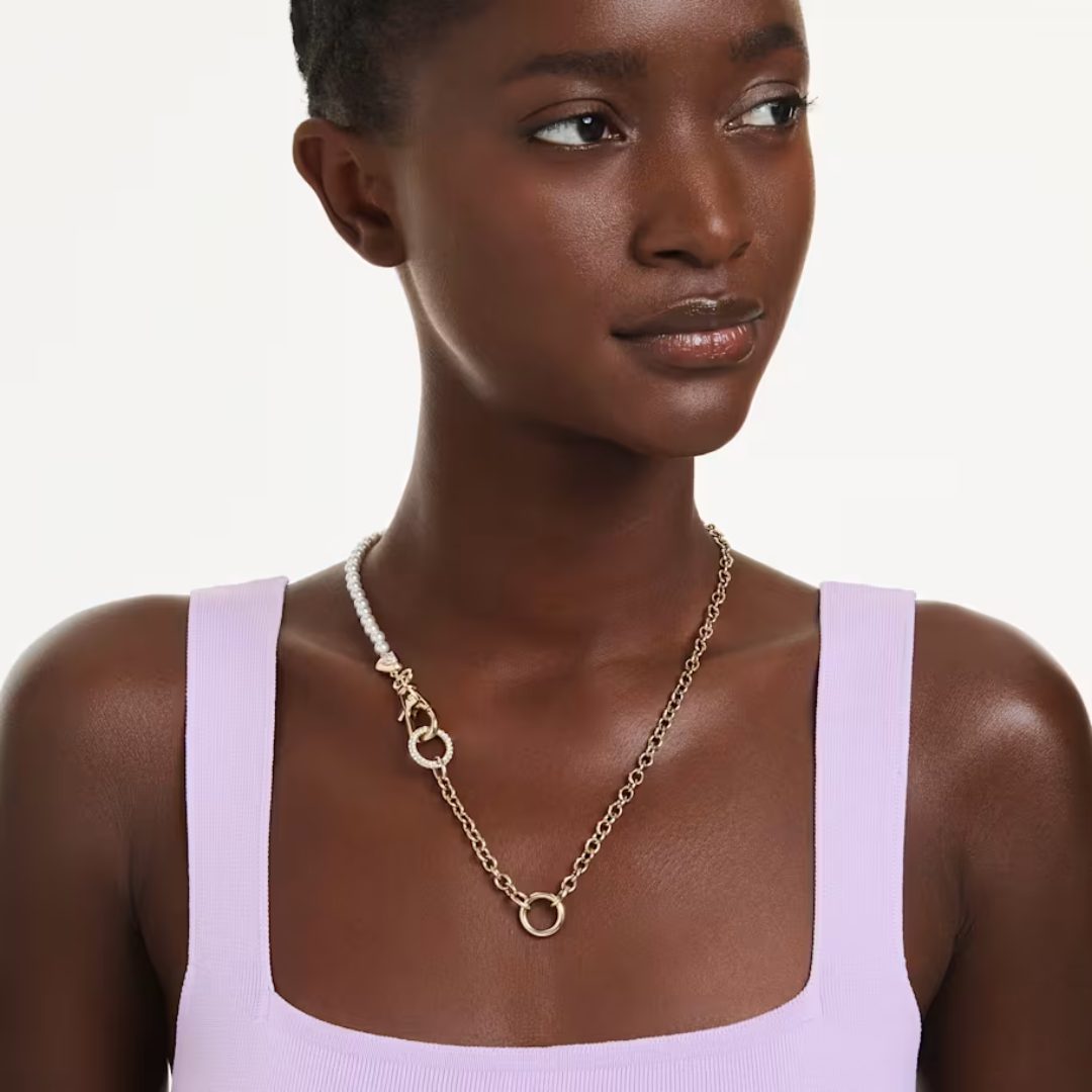 Swarovski Idyllia Crystal Pearl Necklace - Image 4