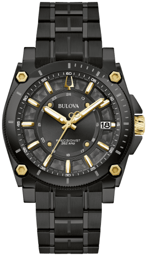 Bulova Gents Icon Precisionist Black Ion Plated Dial Watch