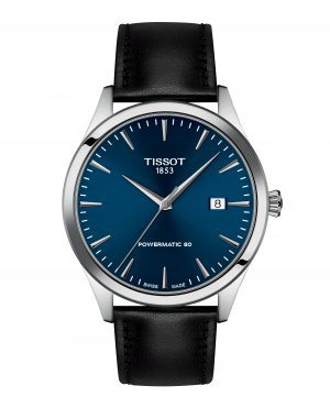 Tissot Classic Dream Blue Dial Leather Watch