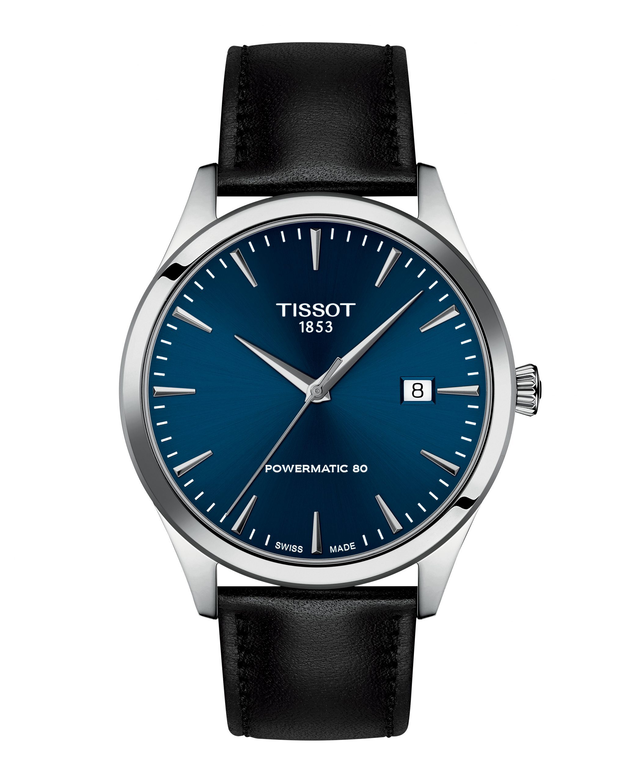 Tissot Classic Dream Blue Dial Leather Watch