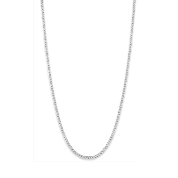 Mens Sterling Silver Curb Chain 18"