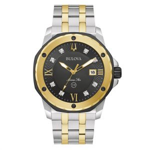 Bulova Marine Star Watch Two Tone Watch