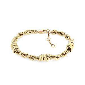Tommy Hilfiger Ladies Gold Twist Bracelet