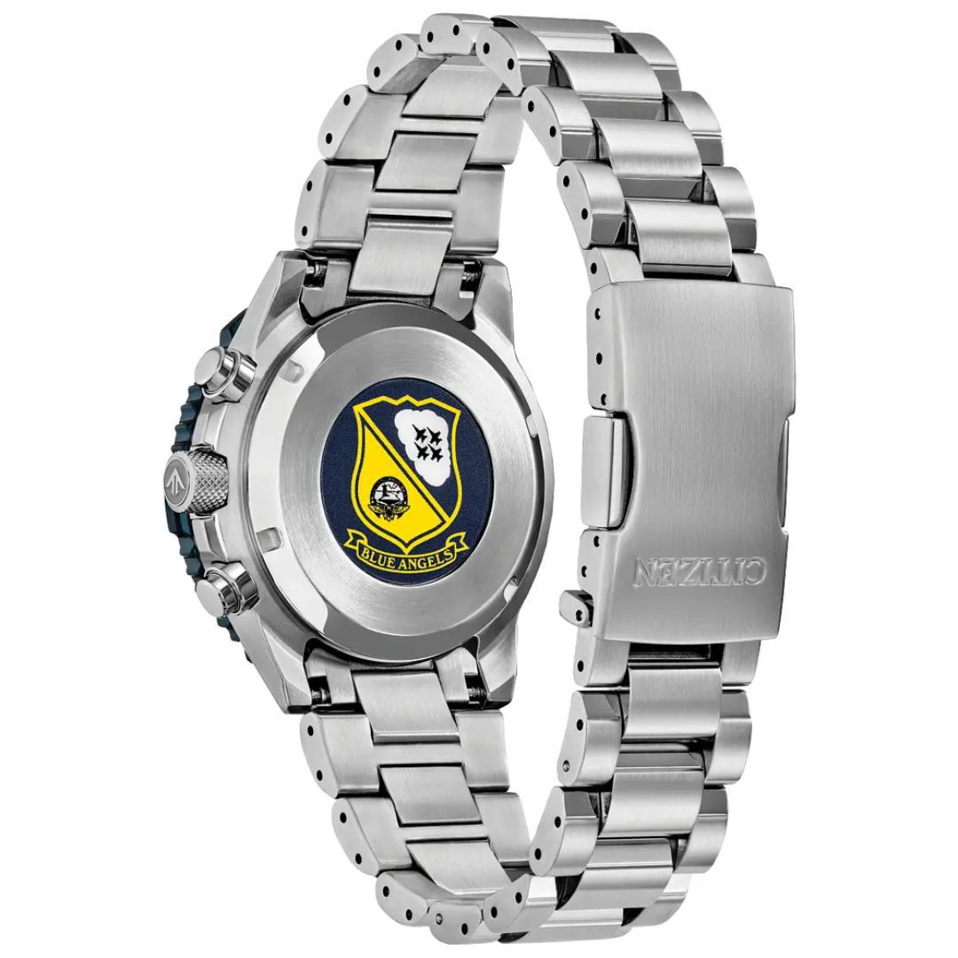 Citizen Blue Angels Navihawk Stainless Steel Watch - Image 2