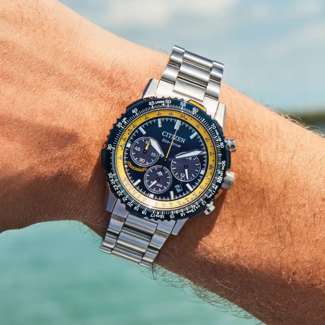 Citizen Blue Angels Navihawk Stainless Steel Watch - Image 4