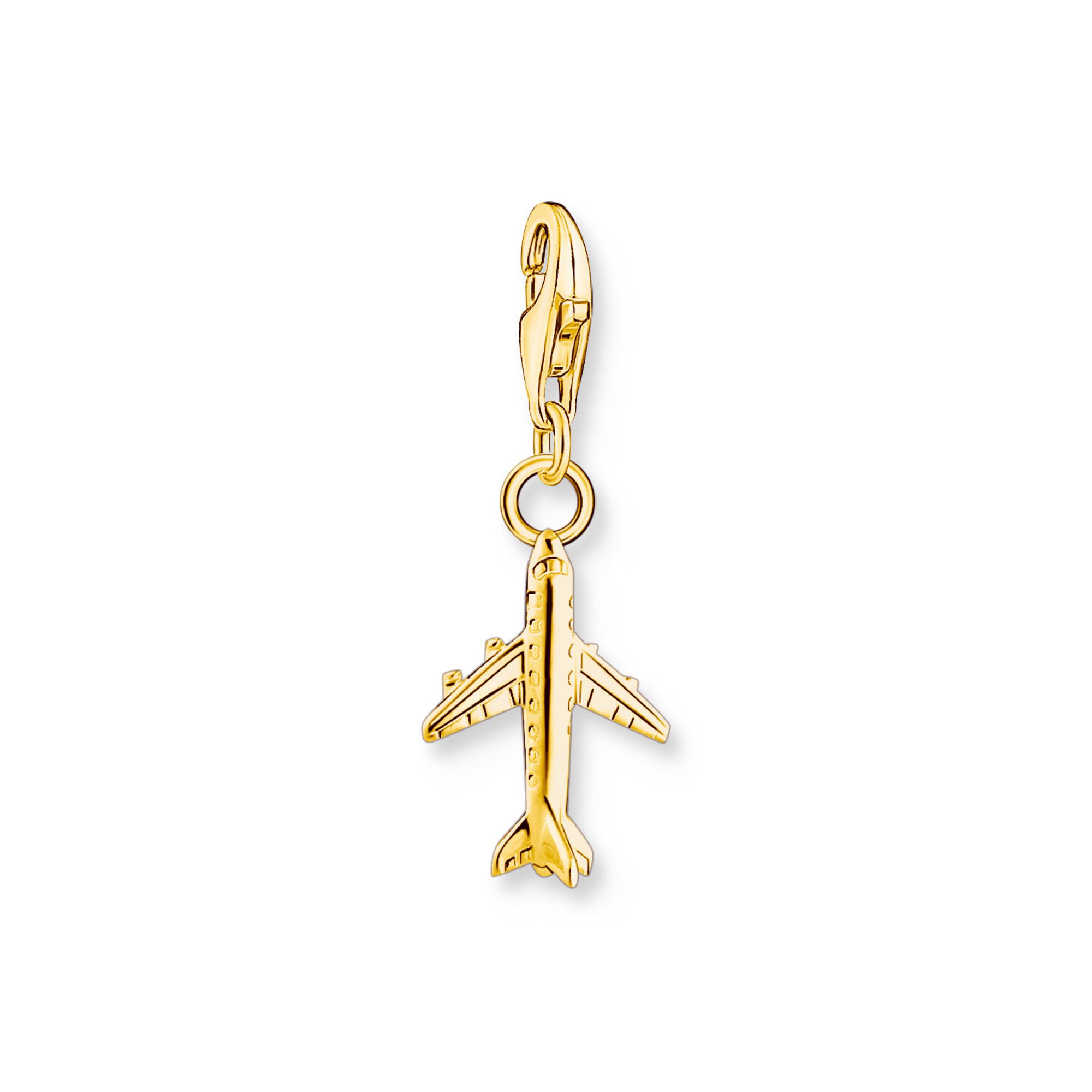 THOMAS SABO Gold Aeroplane Charm