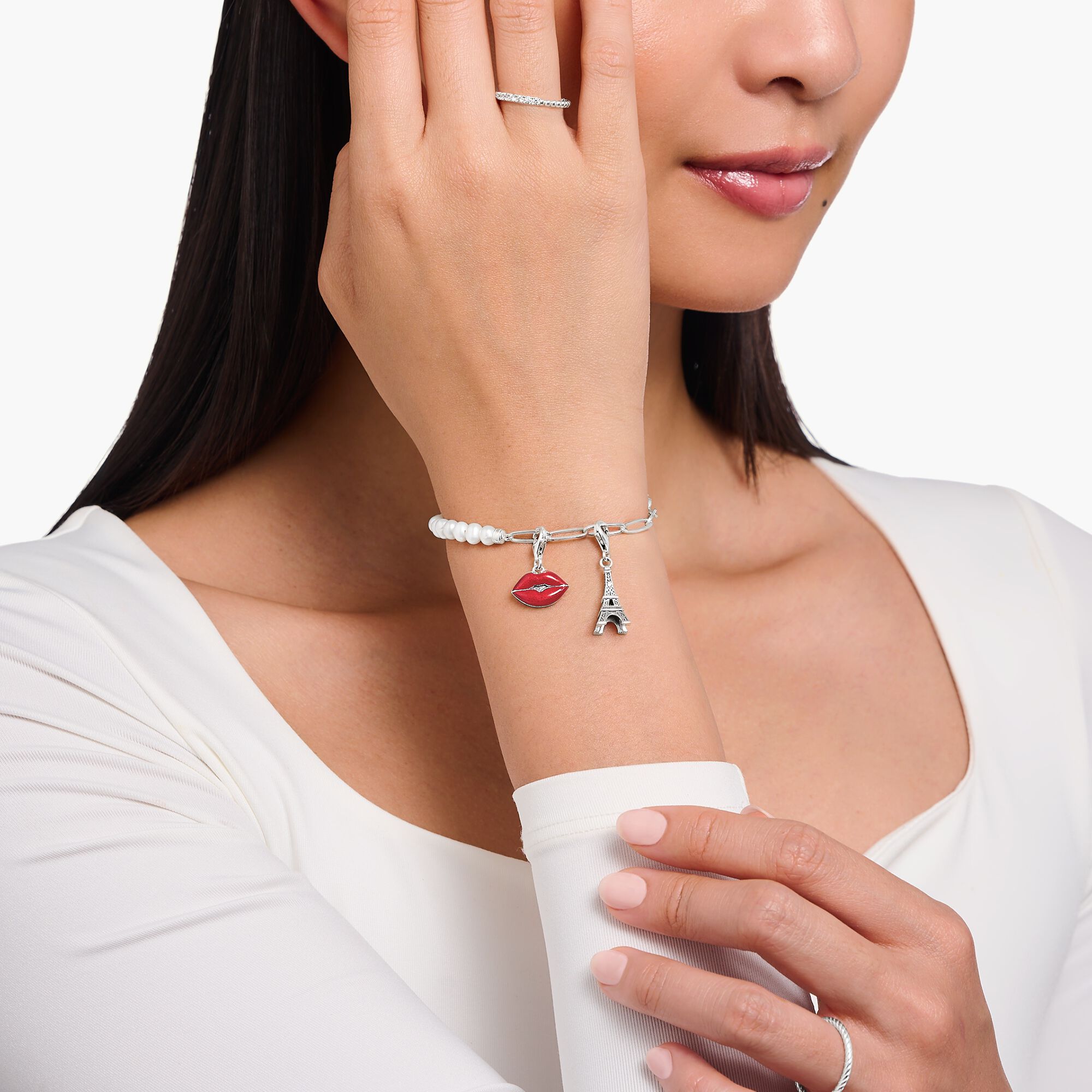 THOMAS SABO Red Lips Charm - Image 3