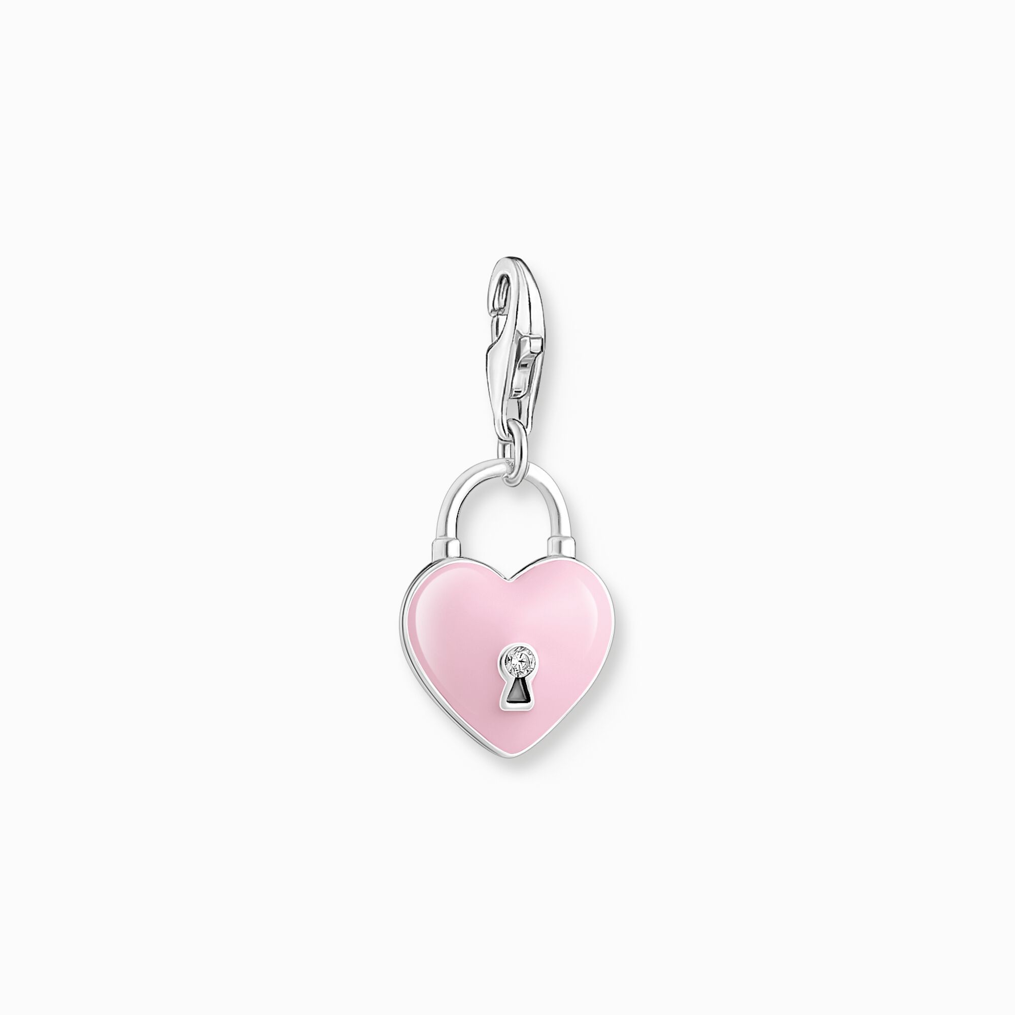 THOMAS SABO Pink Enamel Heart Be Mine Charm