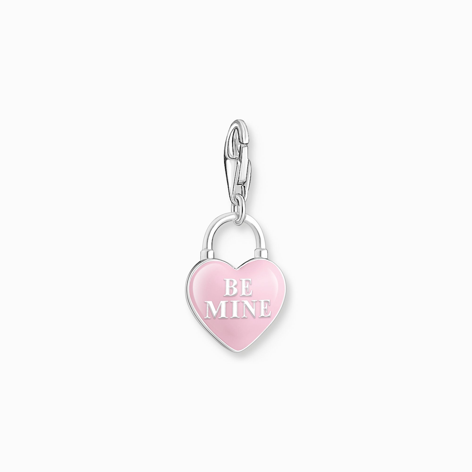 THOMAS SABO Pink Enamel Heart Be Mine Charm - Image 2