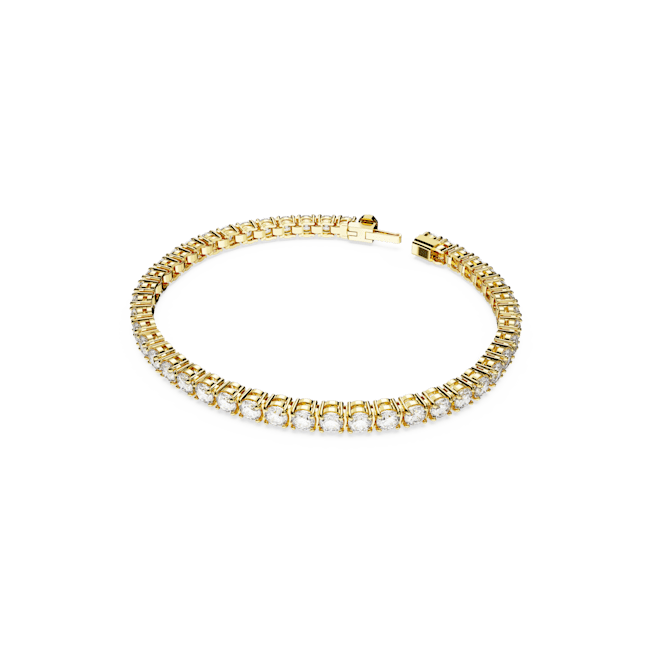 Swarovski Gold Plated Matrix Tennis Bracelet-Medium - Image 2