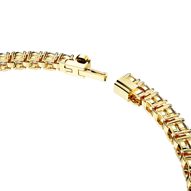 Swarovski Gold Plated Matrix Tennis Bracelet-Medium - Image 3