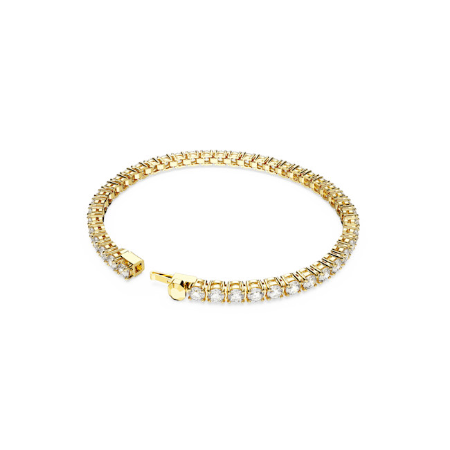 Swarovski Gold Plated Matrix Tennis Bracelet-Medium - Image 4