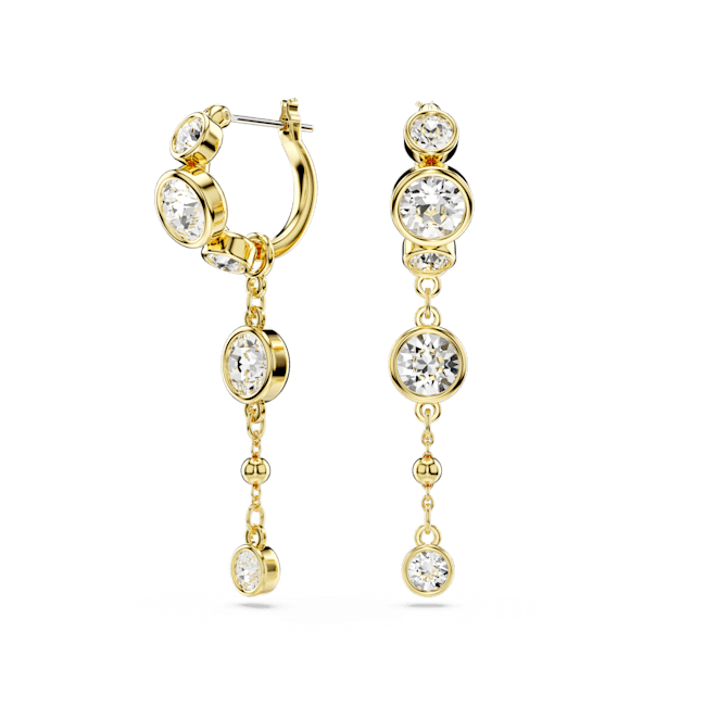 Swarovski Imber Drop Hoop Earrings in Gold