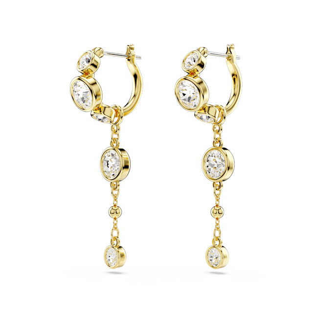 Swarovski Imber Drop Hoop Earrings in Gold - Image 3