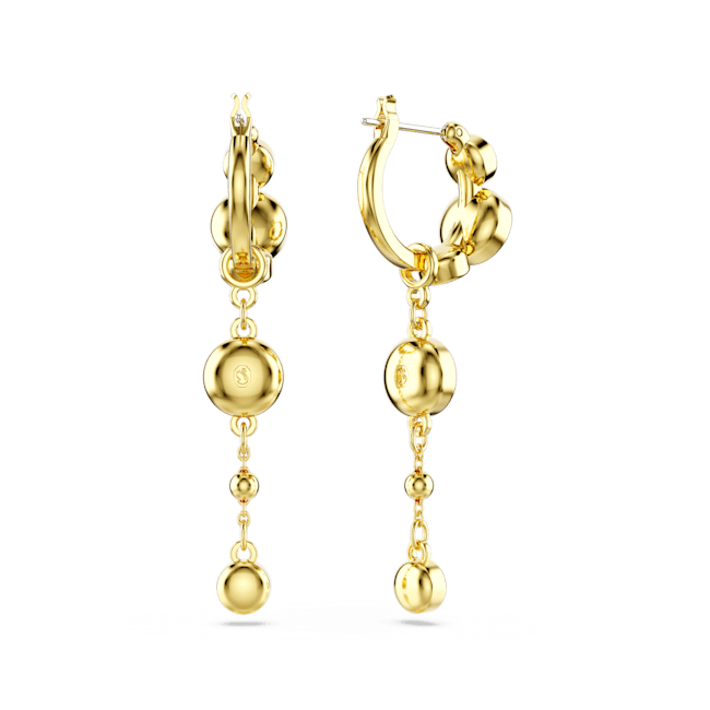 Swarovski Imber Drop Hoop Earrings in Gold - Image 4
