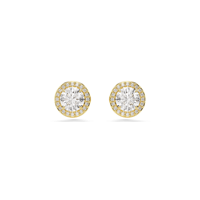 Swarovski Una Angelic Stud Earrings Gold