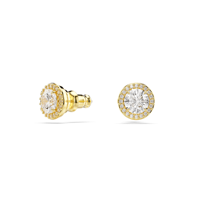 Swarovski Una Angelic Stud Earrings Gold - Image 2