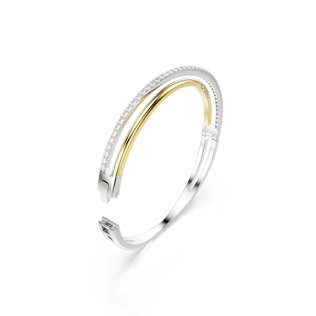 Swarovski Hyperbola Bangle Silver - Image 3