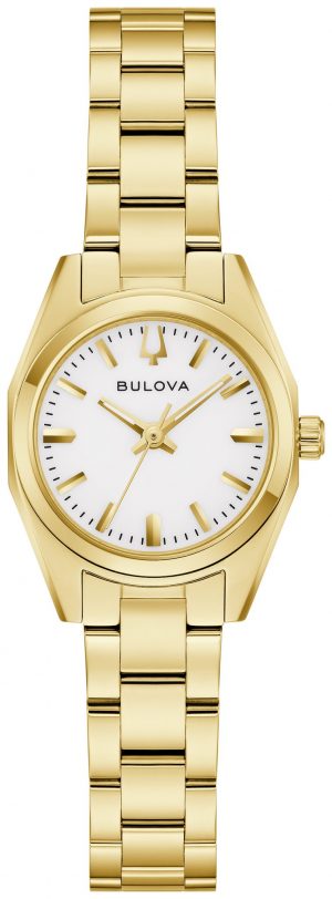 Bulova Ladies Surveyor Mini Gold Plated Ladies Watch