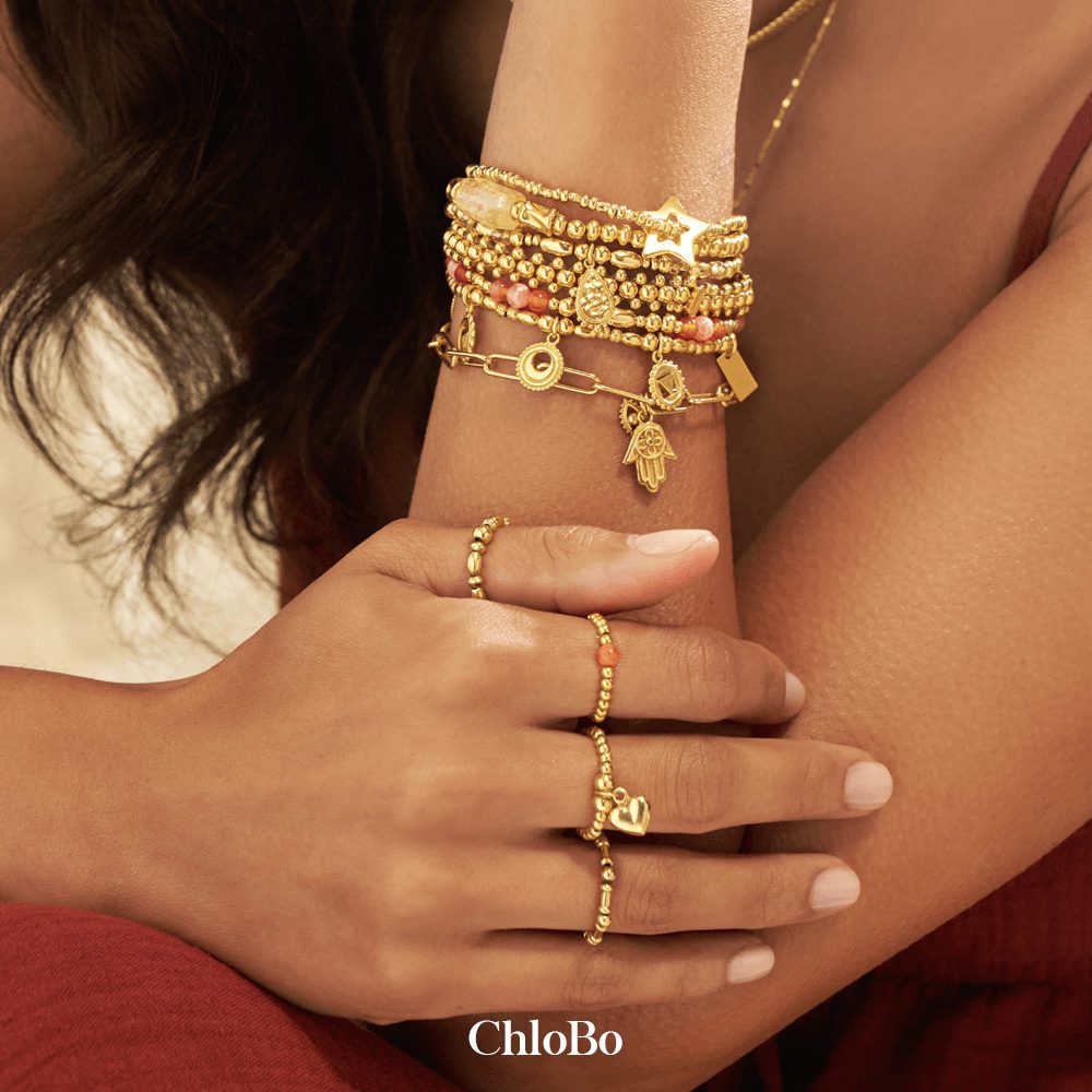 ChloBo Gold Joyful Glow Bracelet - Image 3